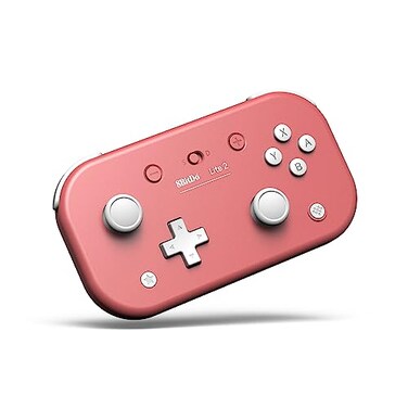 8BitDo Lite 2 Bluetooth Gamepad for Switch Switch Lite Android and Raspberry Pi Pink
