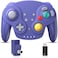 SAFFUN Wireless GameCube Controller Made for Switch 1 2 NGC Console 24 GHz Receivers Compatible with Switch Online Windows PC macOS Builtin Vibration Rechargeable Analog Triggers Stick Indigo