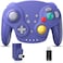 SAFFUN Wireless GameCube Controller Made for Switch 1 2 NGC Console 24 GHz Receivers Compatible with Switch Online Windows PC macOS Builtin Vibration Rechargeable Analog Triggers Stick Indigo