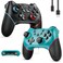 Diswoe Switch Controllers 2 Pack Wireless Pro Controller for Switch 2LiteOLED with Mappable Buttons Hall Effect Gaming Controller for PCAndroid with Motion ControlVibrationTurboWake Up