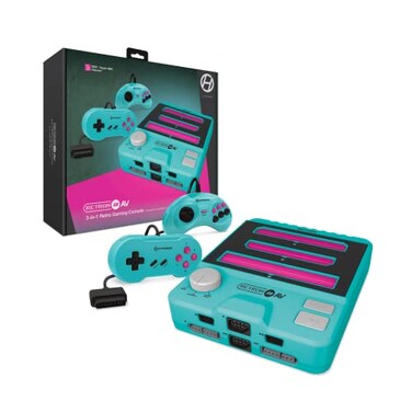 Hyperkin RetroN 3 3in1 AV Gaming Console Console System with Controllers for Nintendo NESSuper NES SNES Super FamicomGenesis Hyper Beach