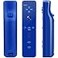 ChamZA Wireless Motion Remote Controller Gamepad for WiiWii U wSilicone Case Hand strap Blue