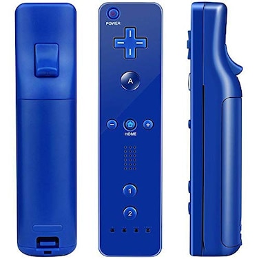 ChamZA Wireless Motion Remote Controller Gamepad for WiiWii U wSilicone Case Hand strap Blue