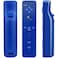 ChamZA Wireless Motion Remote Controller Gamepad for WiiWii U wSilicone Case Hand strap Blue