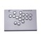 SIXSIR Leverless Arcade Stick Gaming Controller M16 Large Slim Aluminum Alloy Template 16 Key Crystal Lowprofile Switches Custom RGB Leverless Controller for PCPS4PS3SwitchGrey