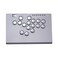 SIXSIR Leverless Arcade Stick Gaming Controller M16 Large Slim Aluminum Alloy Template 16 Key Crystal Lowprofile Switches Custom RGB Leverless Controller for PCPS4PS3SwitchGrey