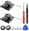 CHENLAN Sedicoca 2Pack Replacement Joystick Button 3D Rocker Analog ThumbStick Replacement for PSV 2000 PS Vita 2000 2001 Black