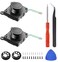 CHENLAN Sedicoca 2Pack Replacement Joystick Button 3D Rocker Analog ThumbStick Replacement for PSV 2000 PS Vita 2000 2001 Black