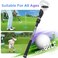 YOGES VR Golf Club Handle Compatible with OculusQuest 2Accessories Virtual Reality Baseball Controller Attachment Simulator Real Golf Game Bat Adapter for Golf Walkabout Mini Golf Golf5eclub