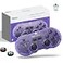8Bitdo SN30 Pro Wireless Bluetooth Controller Hall Effect Joystick Update with Rumble Vibration USBC Cable Gamepad Compatible with SwitchSwitch 2Windows Mac OS Android Steam Crystal Purple