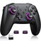 NealGamefy Switch ControllersWireless Switch Pro Controller for SwitchLiteOLEDiOSAndroidRechargeable Wired PC Gaming Controller with Cool LED Light Turbo 6Axis Gyro 4Speed Vibration