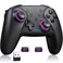 NealGamefy Switch ControllersWireless Switch Pro Controller for SwitchLiteOLEDiOSAndroidRechargeable Wired PC Gaming Controller with Cool LED Light Turbo 6Axis Gyro 4Speed Vibration