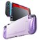 Mumba Dockable Clear Case for Nintendo Switch 2 2025 Crystal Protective Cover with QuickRelease JoyCon Design and TPU Grip Compatible with New Nintendo Switch 2 79 Inch Console Purple