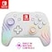 PDP Gaming Afterglow Wave Wireless Nintendo Switch Pro Controller Officially Licensed Nintendo Switch 2 Switch LiteOLED RGB LED Customization App Controls Rechargeable Battery Power White