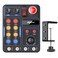 PXN CB1 Racing Button Box PC USB Simulation Racing Instrument Center Control Button Box Multifunction 30 Programmable Buttons for PCV9 gen2 Adjustable RGB Lighting For Truck ETS2 Hub Sim racing