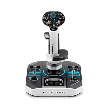 Thrustmaster SolR1 Flight Joystick Hall Effect Technology 44 Buttons for Space Flight Simulation Flight Stick with Ambidextrous Grip Compatible with PC