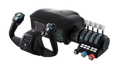 Turtle Beach VelocityOne Flight Universal Control System Xbox Series X Xbox Series S Xbox One Windows 10 11 PCs with Yoke Handle Throttle Quadrant Trim Wheel Rudder Controls