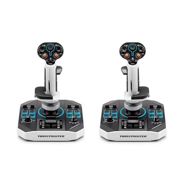 Thrustmaster SolR2 HOSAS Dual Flight Joysticks Hall Effect Technology 88 Buttons Space Sim Joystick for Flight Simulator Compatible with PC