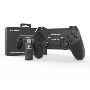 Polymega Universal Wireless Controller WC02 Low Latency Connection Over 24GHz Dongle Or Wired Connection