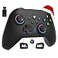 YUYIU 24G Wireless PCSwitch Controller with RGB LightingProgramming KeysHall JoysticksHall TriggersVibrations ThreeMode Switch Controller Plug and Play Work for Windows PC Android Switch Steam TV BLAC