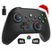 YUYIU 24G Wireless PCSwitch Controller with RGB LightingProgramming KeysHall JoysticksHall TriggersVibrations ThreeMode Switch Controller Plug and Play Work for Windows PC Android Switch Steam TV BLAC