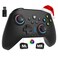 YUYIU 24G Wireless PCSwitch Controller with RGB LightingProgramming KeysHall JoysticksHall TriggersVibrations ThreeMode Switch Controller Plug and Play Work for Windows PC Android Switch Steam TV BLAC