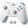 EasySMX X05 Wireless Gaming Controller for PCAndroidSteam DeckBluetooth Gamepad with HallEffect Joysticks Triggers Turbo Function Rumble Vibration RGB Lighting Comes with Extra Thumb Grips