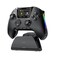 ManbaOne Interactive Screen Wireless Gaming Controller for PCSwitchSwitch 2iOSAndroidHall Effect Stick TriggerRGB LightingRemappable Buttons1800mAh with Charging Dock Black