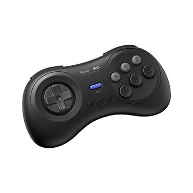 8Bitdo M30 Bluetooth Controller for Switch Windows and Android 6Button Layout for SEGAs Classic Games Black