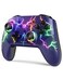 VOYEE Switch Controllers Compatible with SwitchLiteOLEDPC Windows 1000mAh Programmable RGB Lightning LED Wireless Pro Controller with One Key PairingWake UpTurboVibration