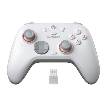 GameSir Nova Lite 2 Wireless PC Controller with Hall Effect Joysticks Triggers 24G Wired 1000Hz Polling Rate Remappable Buttons Compatible with PCSwitchSteamAndroid White