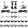 Easyget New Updated 2Player LED DIY Arcade Kit 2X Zero Delay USB Encoder 2X Joystick 20x LED Arcade Buttons for PC Windows MAME Raspberry Pi Arcade DIY 2Player White Kit