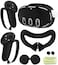 YRXVW Silicone Cover Set Compatible with Meta OculusQuest 3 VR Accessories Protective Cover Includes Controller Grips Front Shell Headset Cover and Face Cover Not Fit Quest 3S Black