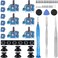 IKPEK 6 Pack Analog 3D Joysticks Replacement for PS5 Controller Joysticks Part with Repair Screwdriver Kit for Playstation 5 DualSense Controller