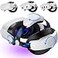 Kawaye for Meta Quest 3SQuest 2Quest 3 Head Strap Double Knobs Adjustable Elite Strap ReplacementVR Headset Strap with Two Large Support Pad Enhanced Support Reduce Pressure