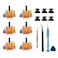 HGamyox TMR Electromagnetic Joysticks Replacement for DualSense PS5 Controller 3D Analog Joysticks Thumbsticks with Screwdriver for Playstation 5 Repair Part Tool Kit