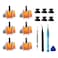 HGamyox TMR Electromagnetic Joysticks Replacement for DualSense PS5 Controller 3D Analog Joysticks Thumbsticks with Screwdriver for Playstation 5 Repair Part Tool Kit