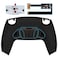 eXtremeRate Black Programmable Real Metal Buttons RMB Version RISE4 Remap Kit for PS5 Controller BDM 010 BDM 020 Upgrade Board Redesigned Back Shell 4 Back Buttons for PS5 Controller