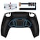 eXtremeRate Textured Black Programmable Real Metal Buttons RMB Version RISE4 Remap Kit for PS5 Controller BDM 010 BDM 020 Upgrade Board Redesigned Back Shell 4 Back Buttons for PS5 Controller