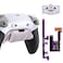 eXtremeRate RISE4 Plus MAX RMB Back Paddles Kit with Clicky Trigger Stops Rubberized Grip for PS5 Controller BDM030 040 050 Remappable Real Metal Back Buttons Kit for PS5 Controller White Black
