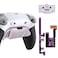 eXtremeRate RISE4 Plus MAX RMB Back Paddles Kit with Clicky Trigger Stops Rubberized Grip for PS5 Controller BDM030 040 050 Remappable Real Metal Back Buttons Kit for PS5 Controller White Black