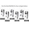 ZHSX Wall Mount for Ps5 ModelsPs5 Shelf Playstation Wall Mount Compatible with Ps5Ps5 Pro and Ps5 Slim Disc Adjustable Length and Width Holds Two Controllers