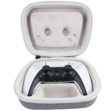 Baval Hard Case Compatible with Playstation 5 PS5 DualSense Wireless ControllerWhite Case