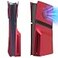 Koiiko Cover Plates for PS5 Pro Disc Edition with Cooling Vent PS5 Pro Faceplate ABS Hard Shockproof AntiScratch Dustproof Protective Plates Replacement Side Shell Skin Case for PlayStation 5 Pro Red