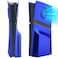 Koiiko Cover Plates for PS5 Pro Disc Edition with Cooling Vent PS5 Pro Faceplate ABS Hard Shockproof AntiScratch Dustproof Protective Plates Replacement Side Shell Skin Case for PlayStation 5 Pro Blue