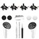OLCLSS Joystick Replacement Kit for Meta Quest 3 Controller13 in one For Meta Quest 3 Controller Accessories Include 4 Joysticks T5 Screwdriver Tweezer Pry Tool 4 Thumbgrip Cap Black13in1