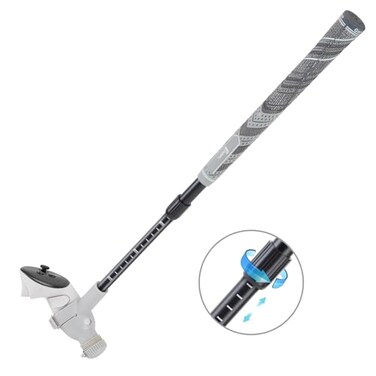 Dxldfks Golf Club Attachment for Meta Quest 3S 3 and Oculus 2 Adjustable Handle Grip for VR Game Golf and 90 Degree Design Keep Tracking for Right Controller