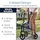 Vive Mobility 3 Wheel Walker Three Wheeled Rollator for Seniors