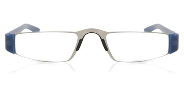 Porsche Design P8801 Iconic Reading glasses N Silver Blue 200 multiplierx