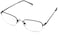 Foster Grant Mens Hf11 Rectangular Reading Glasses Shiny GunTransparent 52 mm 15